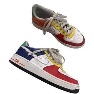 Colorful Kids Sneakers Youth Nike Boys Air Max Red Green Blue Yellow GUC